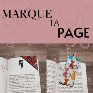 marque page atelier enfants coutures et compagnie