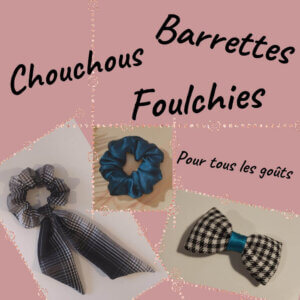chouchou foulchie barrette atelier enfants coutures et compagnie