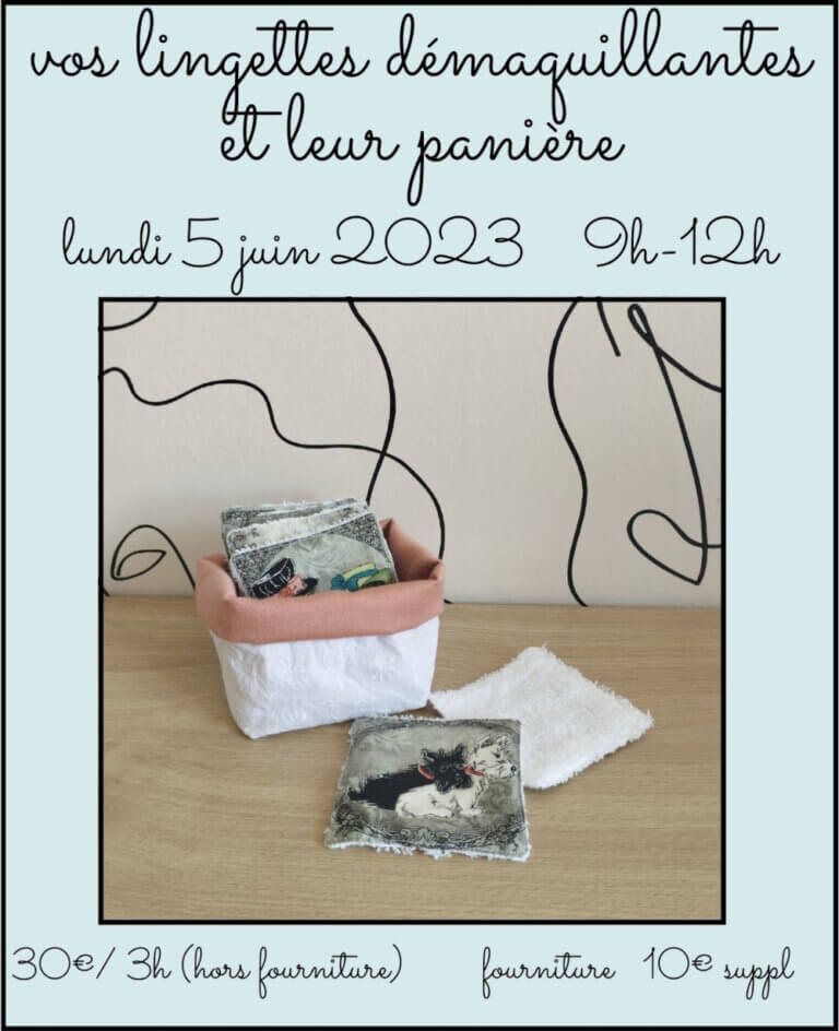 Vos lingettes démaquillantes et leur panière